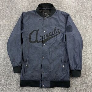 Armada Harlaut‎ Jacket Mens Medium Blue Ski Snowboard Varsity Bomber 10K
